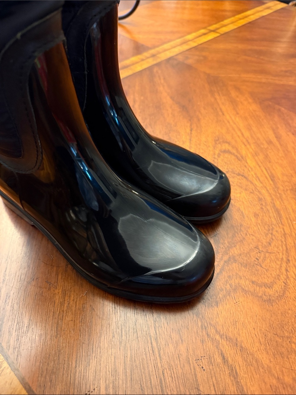 Michael Kors Black Puffer Boots with Logo Badge